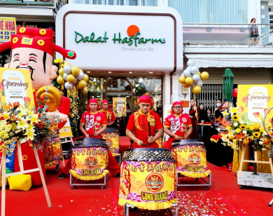 Dalat Hasfarm tưng bừng khai trương cửa hàng tại TP Hồ Chí Minh và Hà Nội
