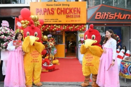 Gà rán Hàn Quốc Papas’ Chicken chính thức được nhận diện thương hiệu mới tại Việt Nam