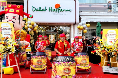 Dalat Hasfarm tưng bừng khai trương cửa hàng tại TP Hồ Chí Minh và Hà Nội