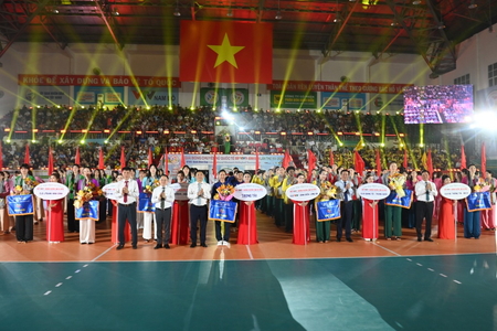 Khai mạc Giải bóng chuyền nữ quốc tế VTV9 – Bình Điền lần thứ XV