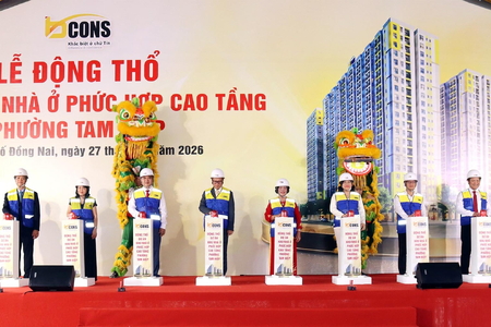 Đồng Nai khởi công khu phức hợp 4.500 tỷ đồng tại phường Tam Hiệp