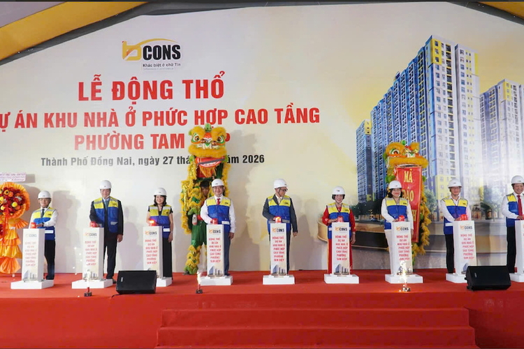 Khởi công dự án 4.500 tỷ đồng tại Tam Hiệp: Khoác “áo mới” cho diện mạo lõi đô thị Đồng Nai