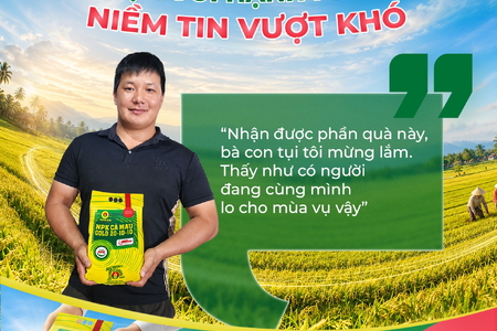 Từ những túi NPK Cà Mau trao tay đến niềm tin được lan tỏa