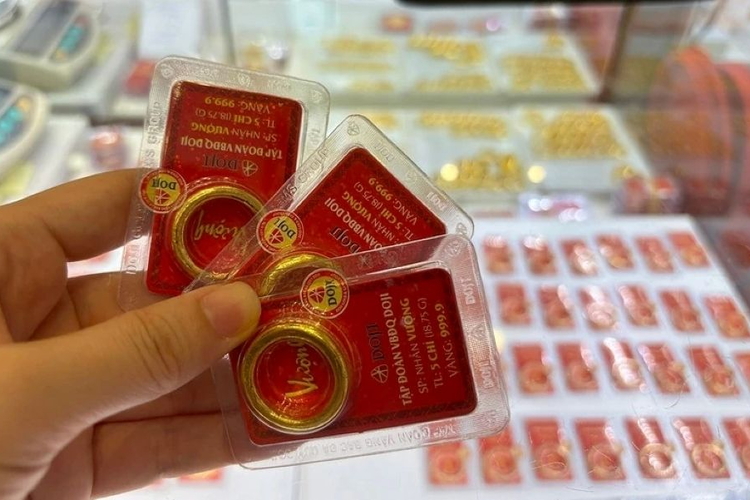 Giá vàng ngày 17/6/2026: Vàng nhẫn tăng lên 152 triệu đồng/lượng