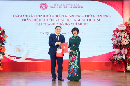 Điều động, bổ nhiệm Giám đốc và Phó Giám đốc Phân hiệu Trường Đại học Ngoại thương tại TPHCM