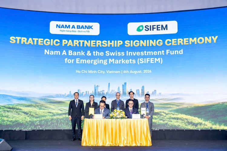 ​​​​​​​Nam A Bank đón dòng vốn xanh từ Thụy Sĩ, nâng tổng huy động vốn quốc tế gần 350 triệu USD