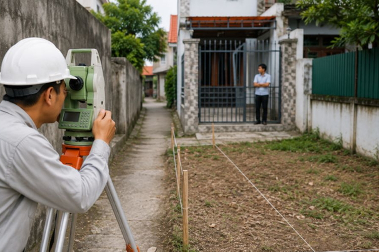 Hộ liền kề vắng mặt khi đo đạc, có làm được Giấy chứng nhận?
