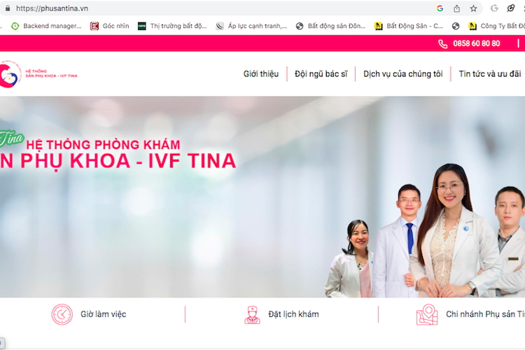 Tước quyền sử dụng giấy phép hoạt động Hệ thống phòng khám sản phụ khoa IVF Tina