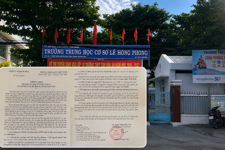 Bổ nhiệm sai luật tại Trường THCS Lê Hồng Phong: Bí thư Tỉnh ủy Khánh Hòa yêu cầu xử lý dứt điểm