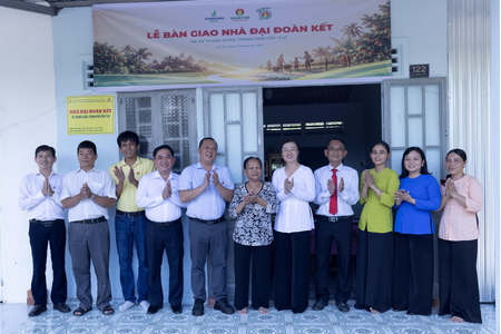 Thêm 55 mái ấm được Phân Bón Cà Mau trao tặng tại Thạnh Xuân, thành phố Cần Thơ