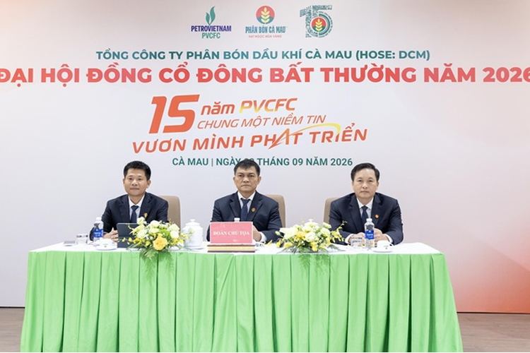 PVCFC thông qua các quyết sách quan trọng tại Đại hội Cổ đông bất thường 2026