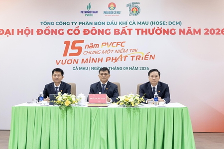 PVCFC thông qua các quyết sách quan trọng tại Đại hội Cổ đông bất thường 2026