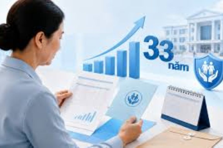Đóng BHXH 33 năm, muốn nghỉ việc thì lương hưu thế nào?