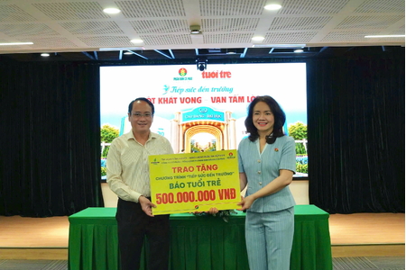 Phân bón Cà Mau dành 500 triệu đồng đồng hành cùng “Tiếp sức đến trường”