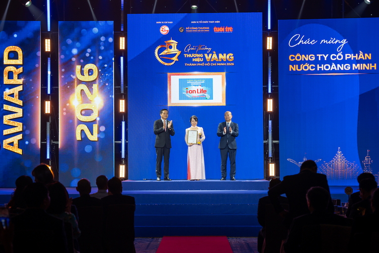 i-on Life vinh dự đạt Thương hiệu Vàng TP.HCM năm 2026