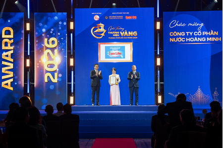 i-on Life vinh dự đạt Thương hiệu Vàng TP.HCM năm 2026