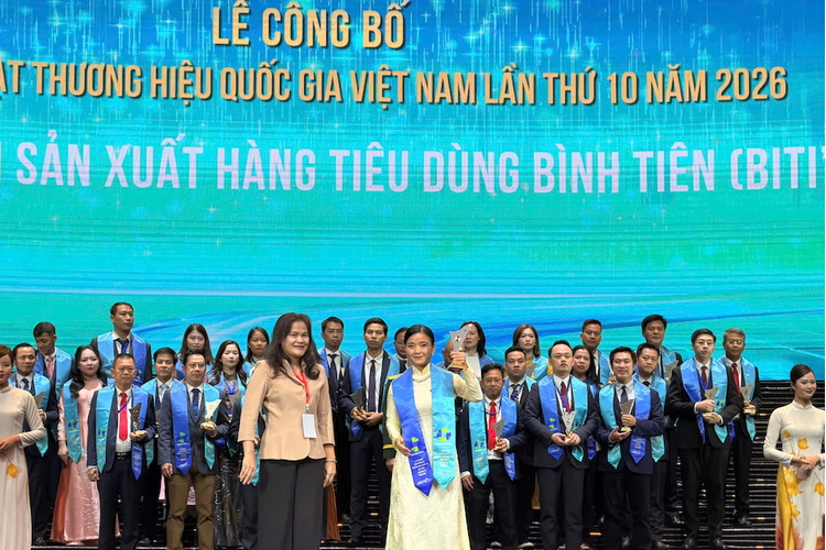Biti’s lập kỷ lục 10 lần được vinh danh Thương hiệu Quốc gia