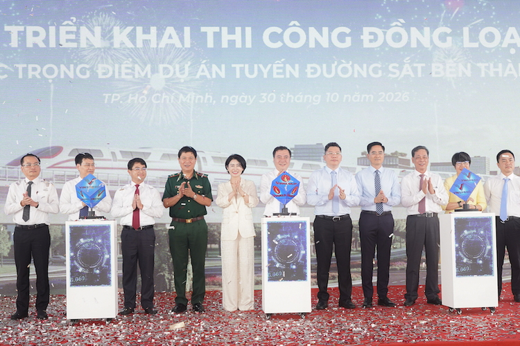 Thi công đồng loạt đường sắt Bến Thành - Cần Giờ: 10.000 nhân lực tăng tốc cho mốc vận hành 2029