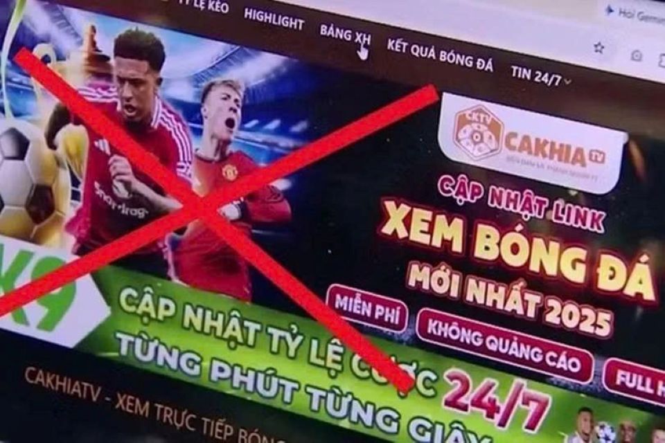 Khởi tố 23 đối tượng trong đường dây xâm phạm bản quyền bóng đá quy mô lớn