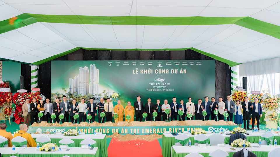 Lê Phong khởi công dự án The Emerald River Park quy mô 2.460 căn