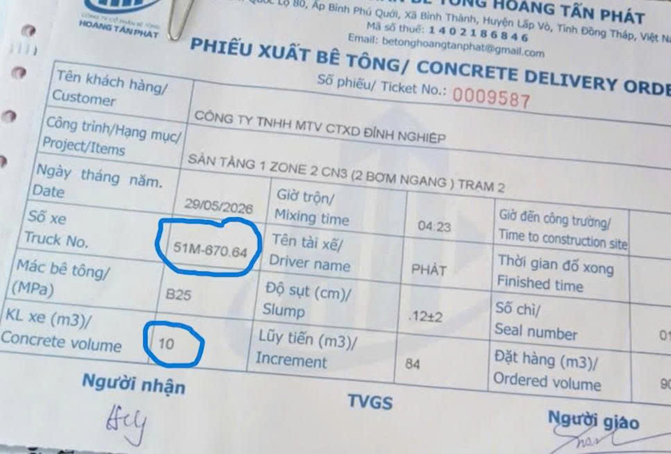 Cần Thơ: Trạm trộn bê tông Hoàng Tấn Phát từ phục vụ dự án đến dấu hiệu kinh doanh đại trà