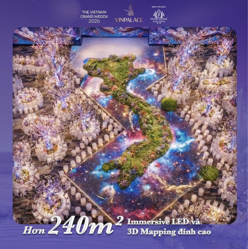 VinPalace tổ chức The Vietnam Grand WeddX 2026, kiến tạo biểu tượng mới cho ngành cưới Việt Nam