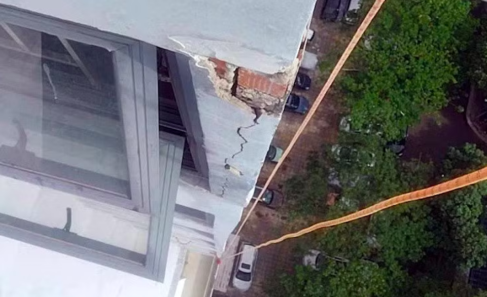 Yêu cầu tổng kiểm định chung cư 36 tầng bị nứt tại TP.HCM