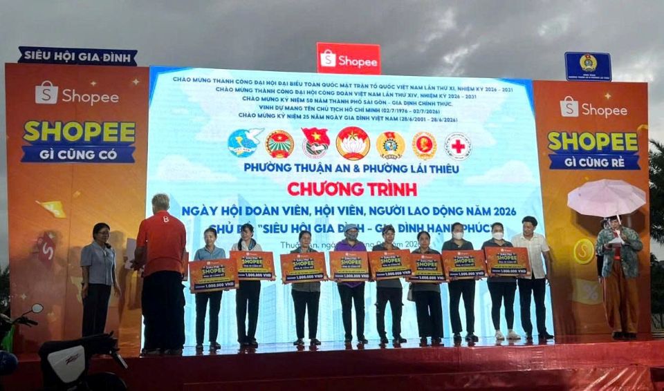 TP.HCM: Công đoàn phường Lái Thiêu và Thuận An lan tỏa tinh thần gắn kết qua Ngày hội "Siêu Hội Gia