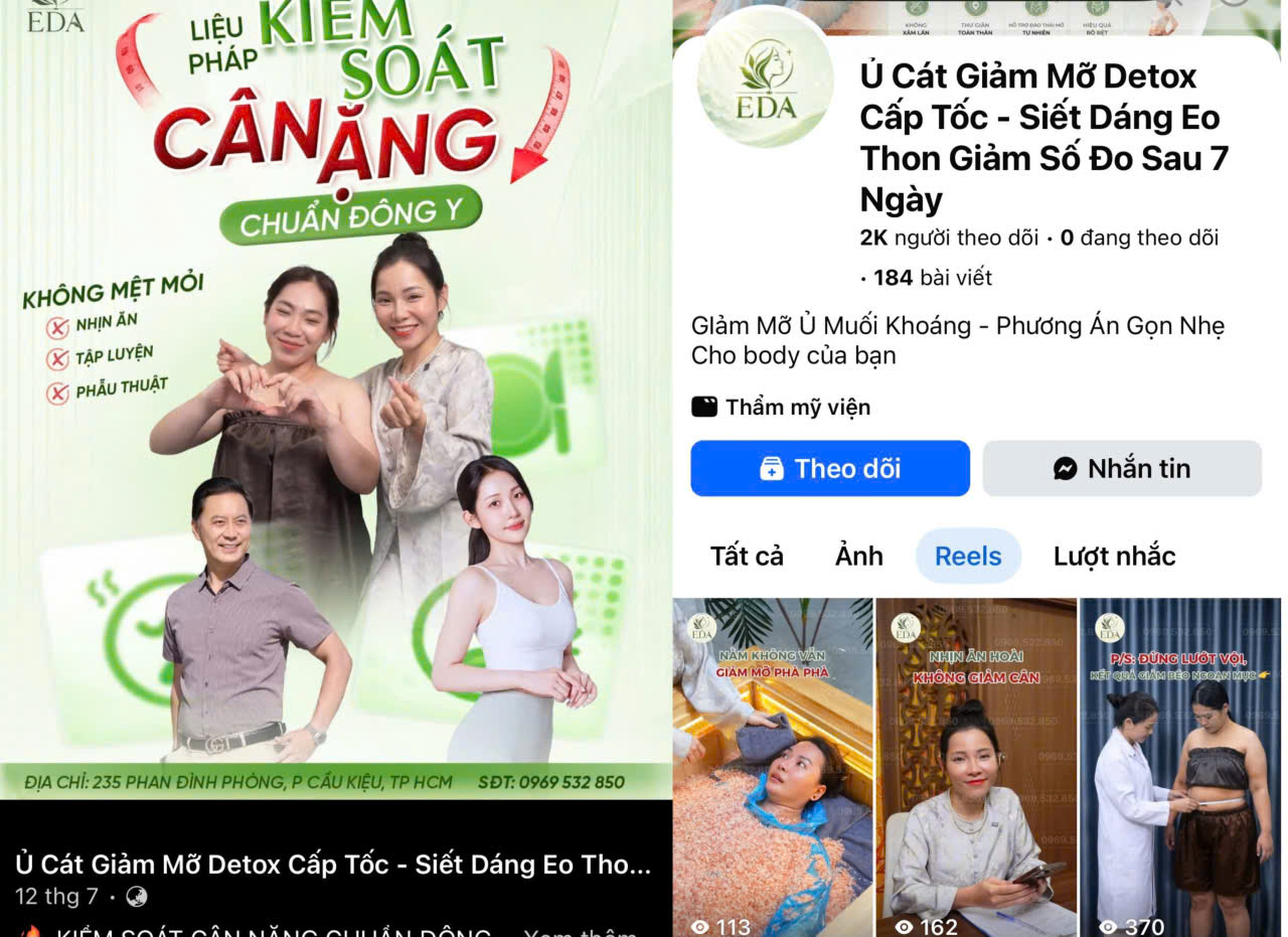 TP.HCM: Sở Y tế vào cuộc xác minh vụ khách hàng tố Viện thẩm mỹ EDA có dấu hiệu lừa đảo