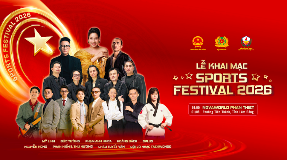 Lễ khai mạc Sport Festival 2026: Bùng nổ và lan tỏa tinh thần thể thao đến cộng đồng