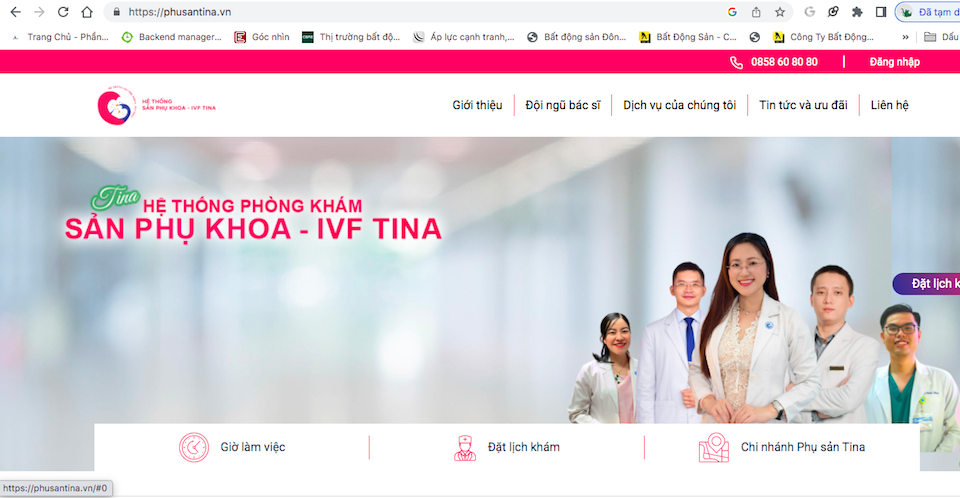 Tước quyền sử dụng giấy phép hoạt động Hệ thống phòng khám sản phụ khoa IVF Tina