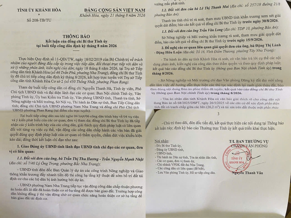 Bổ nhiệm sai luật tại Trường THCS Lê Hồng Phong: Bí thư Tỉnh ủy Khánh Hòa yêu cầu xử lý dứt điểm