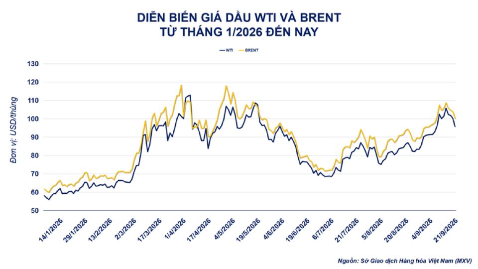 Thị trường hàng hóa: Giá dầu lao dốc lấn át đà tăng của đậu tương, MXV-Index giảm gần 0,7%