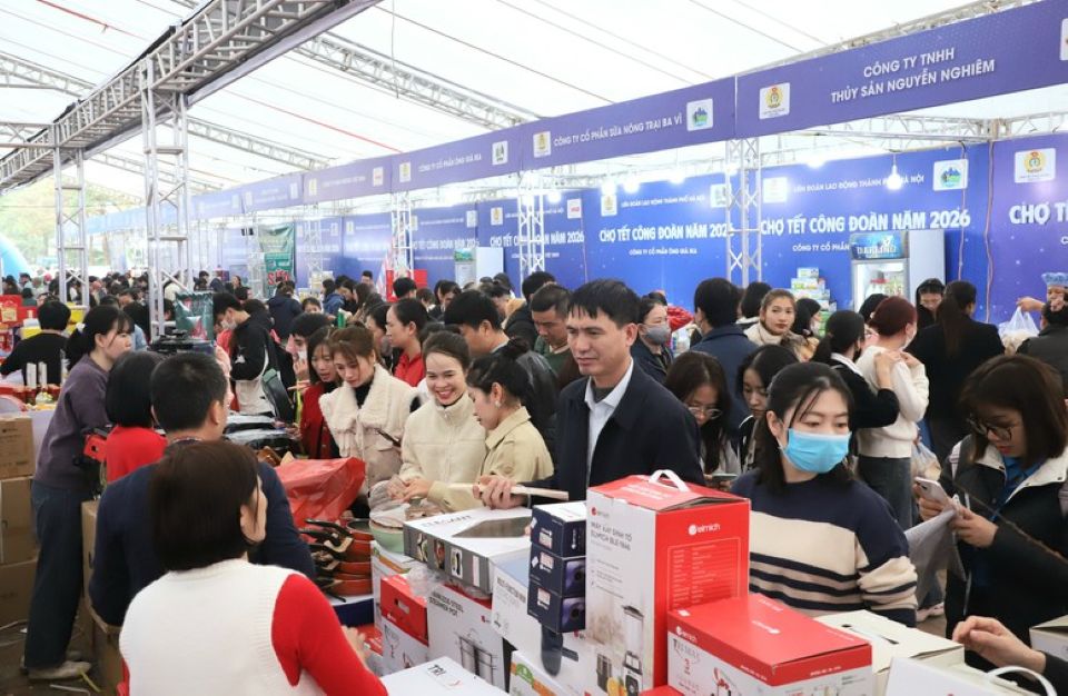 Triển khai nhiều hoạt động chăm lo cho người lao động dịp Tết Đinh Mùi 2027