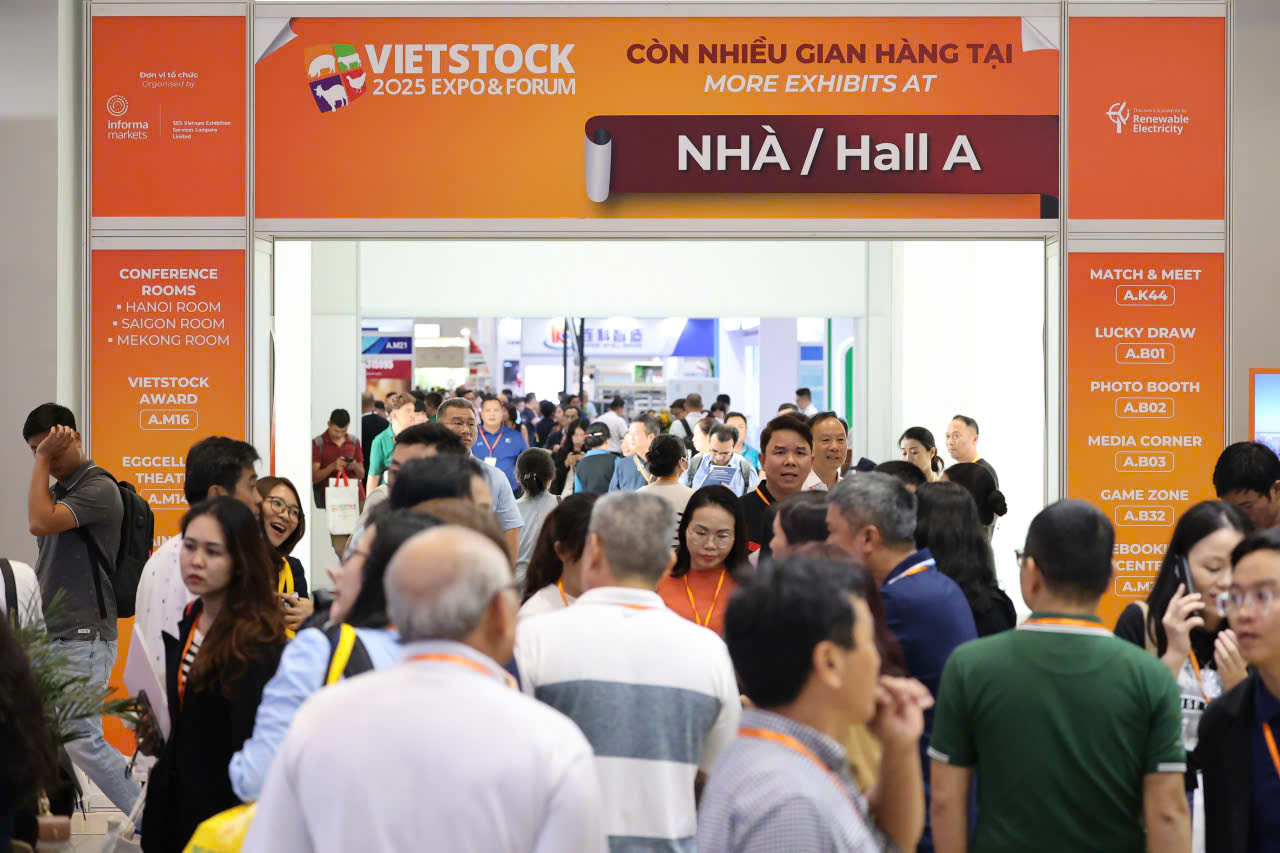 Vietstock 2026: Quy tụ hơn 300 thương hiệu toàn cầu thúc đẩy chăn nuôi xanh
