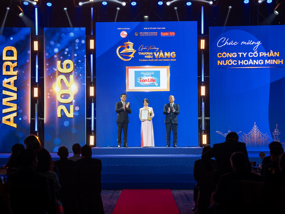 i-on Life vinh dự đạt Thương hiệu Vàng TP.HCM năm 2026