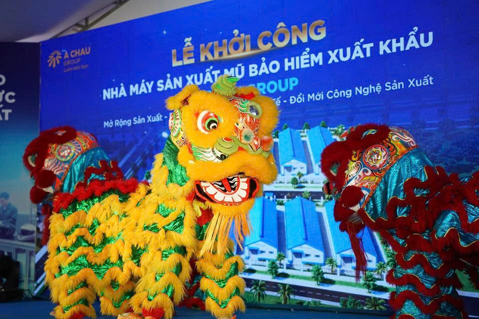 Á Châu Group khởi công nhà máy 75.000m², ra mắt thương hiệu ROC Helmet