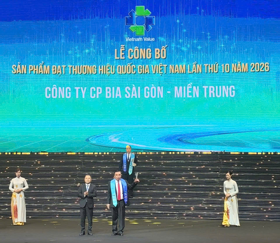 Bia Qui Nhơn đạt Thương hiệu quốc gia 2026: Dấu ấn bền bỉ của bia di sản Miền Trung – Tây Nguyên