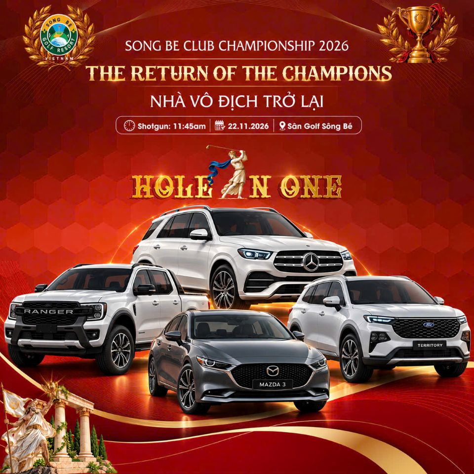 Song Be Club Championship 2026: Nhà vô địch trở lại - Khẳng định bản lĩnh, chinh phục vinh quang