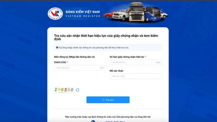  Chủ xe có thể tra cứu gia hạn kiểm định ngay trên app TTDK của Cục Đăng kiểm Việt Nam.