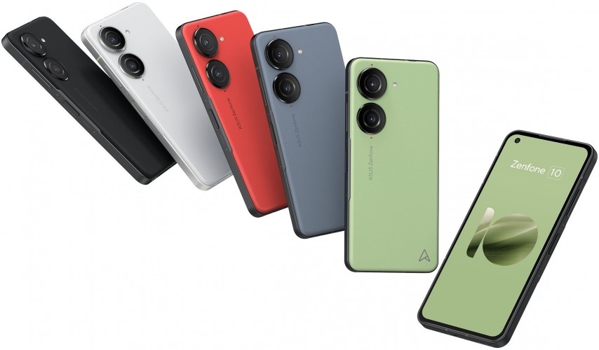 Hình ảnh Asus Zenfone 10 cho thấy smartphone sẽ có 5 màu.