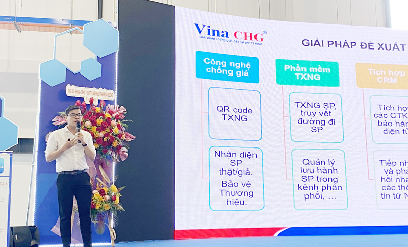 Vina CHG giới thiệu Giải pháp ứng dụng chuyển đổi số tại Hội nghị kết nối nhà bán hàng và sàn thương mại điện tử năm 2023